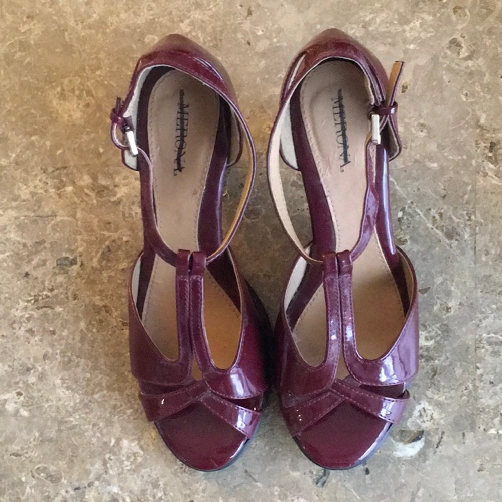 Maroon heels